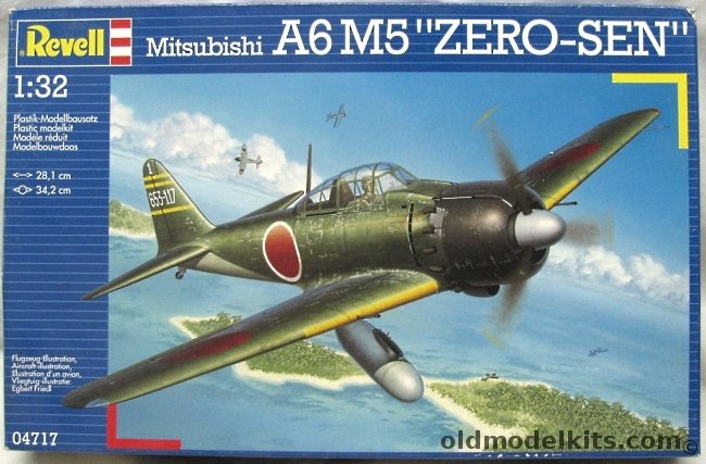 Revell 1/32 Mitsubishi A6M5 Zero-Sen - From Zuikaku Operation Sho October 1944 / USAAF Evaluation Aircraft 'TAIC 7' 1945, 04717 plastic model kit